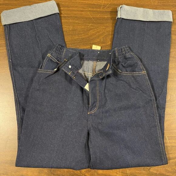 Deadstock Wrangler Denim Jeans Dark Wash High Rise Misses 10 Made in USA NWT - Picture 2 of 8